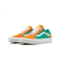 vans old skool checkerbord golf wang orange
