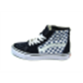 vans sk8-hi checkerboard navy blue white