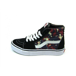 КЕДЫ VANS SK8-Hi digital camo navy red white sole